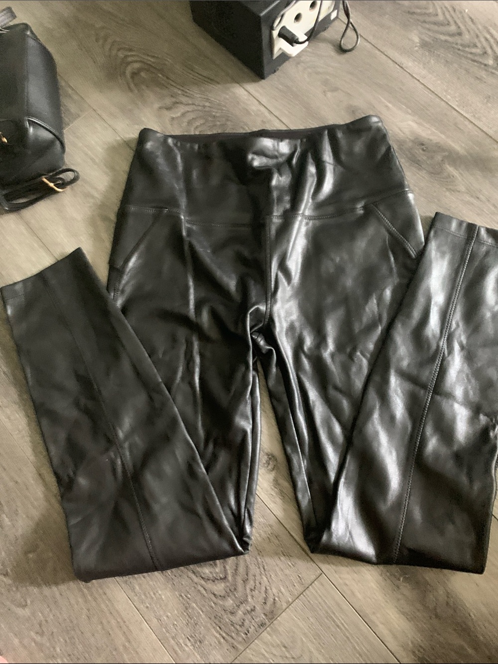 David Lerner New York leather pants S